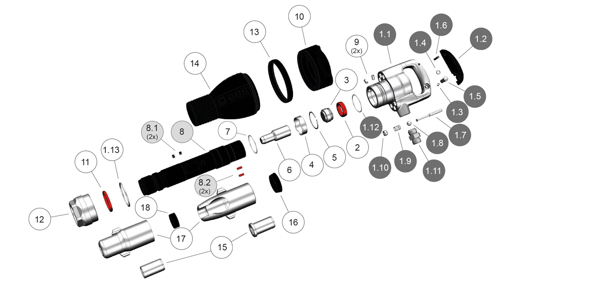 Explosionszeichnung BA9VFK