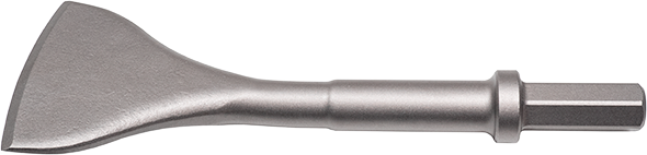 Breitflachmeissel Rund gebogen