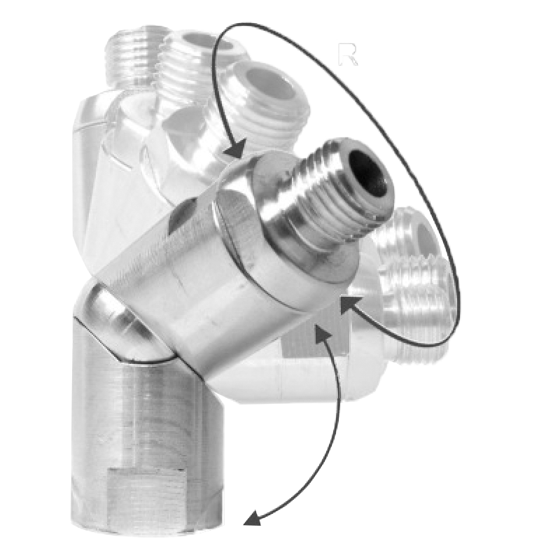 Gelenkanschluss-Druckluft